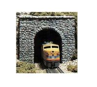 Woodland Scenics C1155 2 x Random Stone Single Track Portals 1:160 / N Gauge T48