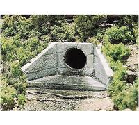 WOODLAND SCENICS C1162 Concrete Culverts (2) N WOOU1162 by Woodland Scenics