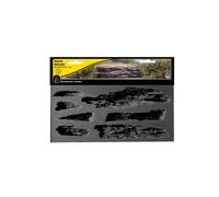 Woodland Scenics C1247 Shelf Rocks Rock Mould (10.5"x7")