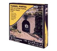 Woodland Scenics C1253 HO Cut Stone Single Tunnel Portal
