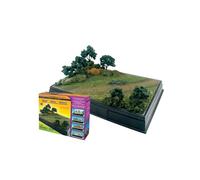 Woodland Scenics Cardboard Diorama Kit Basic, Multicolor