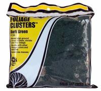 Woodland Scenics Dark Green Foliage Clusters - FC59