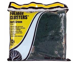 Woodland Scenics Dark Green Foliage Clusters - FC59