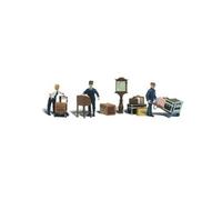 Woodland Scenics Depot Workers & Accessories HO Scale (US IMPORT)