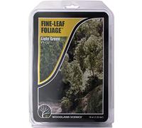 Woodland Scenics Fine Leaf Foliage 75 Square Inches-Light Green, By The Yard