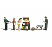 Woodland Scenics Gauge 0 / O Newspaper Stand with Figures Article: A2740