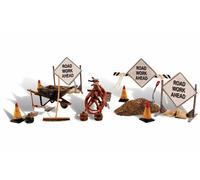 Woodland Scenics Gauge 0 / O Road Construction Accessories Article: A2762