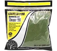 Woodland Scenics Green Blended Turf 54.1in³ for Model Railway Diorama WT49