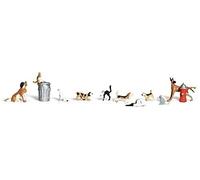 Woodland Scenics A1841 Dogs & Cats (Pk12 Assorted) Figures Set HO Gauge