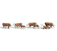 Woodland Scenics HO Hereford Cows WOOA1843