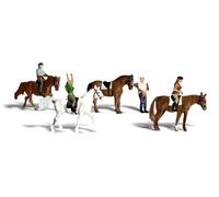 OO/HO Gauge Horseback Riders (8) Woodland scenics A1889