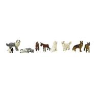 Woodland Scenics HO Scale Scenic Accents Figures/People Dog Pack (9)