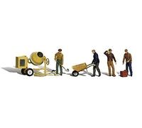Woodland Scenics HO Scale Scenic Accents Figures/People Set Masonry Workers (4)
