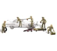 Woodland Scenics HO Scale Scenic Accents Service Station Attendants (US IMPORT)