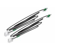 Woodland Scenics JP5737 Just Plug(TM) Lighting System, LED Stick-On Lights, 25mA Green (2) by Woodland Scenics