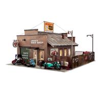 Woodland Scenics Landmark Structures Built & Ready Deuce's Bike Shop (US IMPORT)