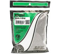 Woodland Scenics Medium Gray Ballast 21.6in³ Model Railway Diorama Scenery WB82