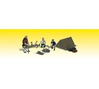 Woodland scenics WA2199 Campers - N Scale (8 pieces) N (1/148 - 1/160) Plastic Painted Figures [N] Scale model