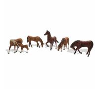 Woodland Scenics HO Chestnut Horses WOOA1842