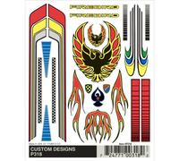 Woodland Scenics Dry Transfer Decal – Pine Car Derby – 4 x 5-inch Sheet – Customs Designs