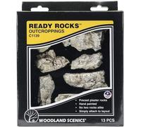 BNIB Woodland Scenics Ready Rocks - Precast & Painted - Choice Of 7 - N OO O