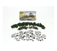 Woodland Scenics: Realistic Tree Kit | ¾" to 3" Medium Green Deciduous Trees (21/Kit)