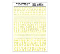 Woodland Scenics Roman Numbers, Yellow WOOMG711