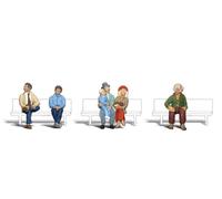Woodland Scenics Scale H0 / HO "Sitting People" A1873
