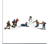 Woodland Scenics Scenic WA1894, Snowball Fight, Winter HO 1:87