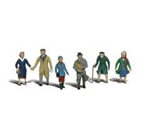 Woodland Scenics WA1900 Couples In Coats HO OO Gauge Figures Landscaping