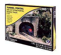 Woodland Scenics WS 1257 Ho Tunnel Portal-Cut Stone Double