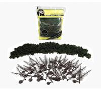 Woodland Scenics - Realistic Tree Kit - 2 1/2" to 6" - Forest Gr
