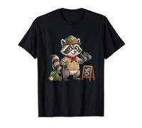 Woodland Scout Raccoon Camping Adventure Coffee T-Shirt