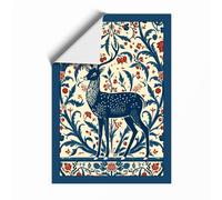 Woodland Silhouette Boho Unframed Wall Art Print A2 (59.4×42cm), Wall Decor for Living Room, Bedroom, Office & Home, Art Gift