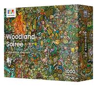 Woodland Soiree - A Hidden Message Mystery Jigsaw Puzzle Age 10+ for Adults - 1000 Pieces, Beautifully Detailed 70x50cm Frameable Art