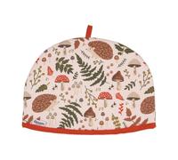 Woodland Tea Cosy for 4 Cup Teapots, Beige, 31 x 23cm | 60% Recycled Cotton, Polyester Fill, Woodland Scene Design, Charity Partnership, Made in India