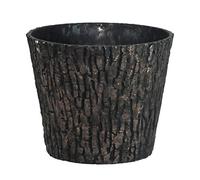 Woodland Textured Trunk Style Plastic Planter - Single Pot - Suitable for Indoor or Outdoor Use - 25.2cm (H) x 30.5cm (Dia)