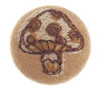 Woodland Toadstool Button: 32 Lignes/20mm: Natural SUPPLIED BY C&CC