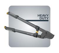 Woodland Tools Heavy Duty Lopper - 28 Inch Lever-Action Branch Cutter with Bypass Blade and Non Slip Grip - Manual Tree Limb Cutter for Thick Branches and Tough Yard Work