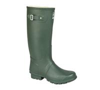 Woodland Unisex Quality Strap Wide Fit Wellington Boots (12 UK) (Green)