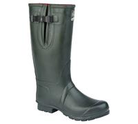 Insulated Wellington Boots - W258E - Size: 7 - Color: dark olive