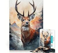 Woodland Wanderer Jigsaw Puzzles for Teenagers 1000 Mental Fun Game Clean Seamless Connection Engaging Way to Pass Free Hours (38x26cm)