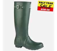 Woodland Wellington Waterproof Outdoor Walking Wellies Rainboots Unisex Green