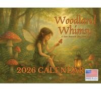 Woodland Whimsy Fairy Calendar 2026 Monthly Wall