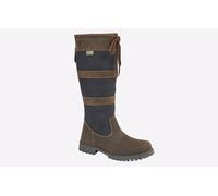 Woodland Whinfell Waterproof Tall Country Boot Womens | Boots | Brown / Navy | UK Size 6