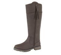 Bailey Waxy Leather Country Boot Woodland Dark Brown 7