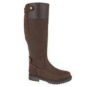 Woodland Womens/Ladies Harper Waxy Leather Country Boot (5 UK) (Dark Brown)