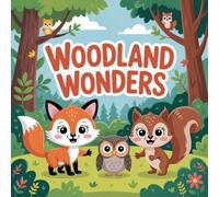 Woodland Wonders Coloring Book for Kids Ages 2-8: Big Coloring Pages For Boys And Girls Relaxing Build Focus Rainy Day Fun Screen Free Quiet Time ... Boys And Girls Relaxing Build Focus Rainy D