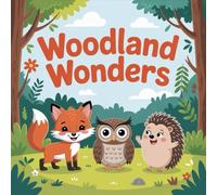 Woodland Wonders Coloring Book for Kids Ages 2-8: Little Hands Big Coloring Pages Screen Free Quiet Time For Early Learners Family Time Improve Fine ... GiftLittle Hands Big Coloring Pages Screen Fr