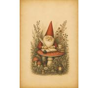 Woodland Writer Notebook: Vintage Gnome Journal for Writers, Authors, Poets & Storytellers | Lined Notebook for Creative Writing, Journaling, Daily Notes, Ideas, Lists & Inspiration